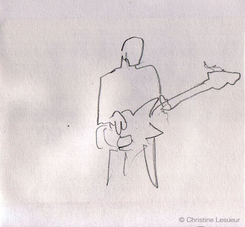 Moon - Sketch by Christine Lesueur