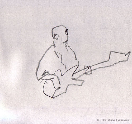 Moon - Sketch by Christine Lesueur