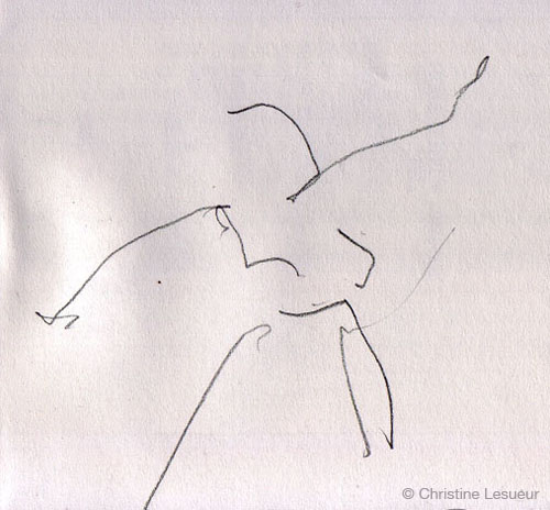 M Nahadr - Sketch by Christine Lesueur