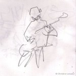 Didier Combrouze - Sketch by Christine Lesueur