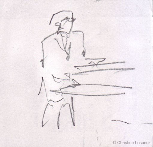 Vincent Theard - Sketch by Christine Lesueur